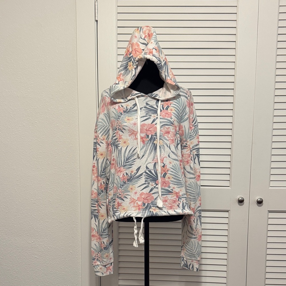Floral Print Women's Hoodie